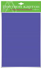 Картон цветной гофро "Мультики",  А4, 4 листа, 4 цвета, 2 вида, фольгированный