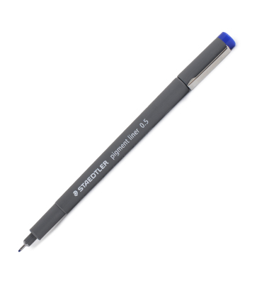 Линер STAEDTLER Pigment liner 308, 0,5 мм, синий