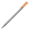 Ручка капиллярная Triplus, трехгранный пластиковый корпус, 0,3 мм, цвет чернил: светло-оранжевый