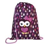 Мешок-рюкзак для обуви Belmil MIA, THE OWL с вентилируемой сеткой и объемным карманом на молнии. Размеры 35х43 см