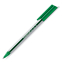 Ручка шариковая STAEDTLER 432, трехгранный прозрачный корпус, зелёная