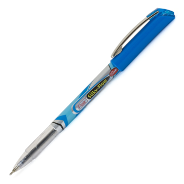 Ручка шариковая SILKY FLOW, пластик, синяя