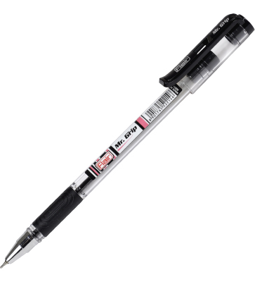Ручка шариковая Flair MR. GRIP, пластиковый корпус, черная