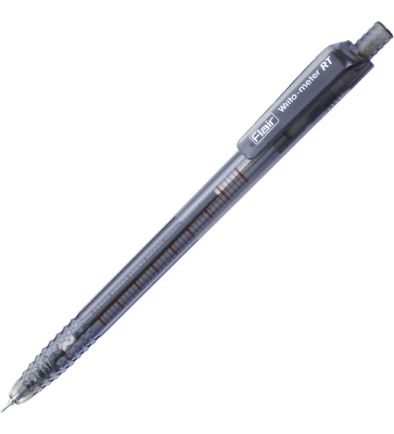 Ручка шариковая автоматическая Flair WRITO-METER RT, пластиковый корпус, 0,5 мм, черная