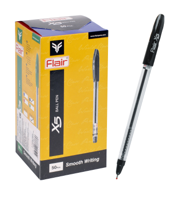 Ручка шариковая Flair X-5, пластик, черная, 0,7 мм