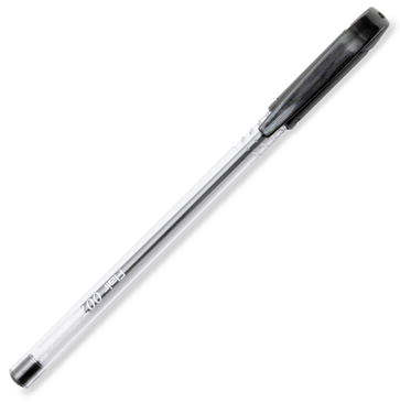 Ручка шариковая "007", пластик, черная