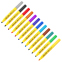 Фломастеры утолщенные FLAIR CREATIVE смываемые, набор 12 цветов, картон, европодвес