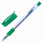 Ручка шариковая ZING, пластик, трехгранный корпус, зелёная, прорезиненный грип