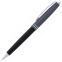 Автоматическая шариковая ручка Voyager, графитовый с черным металлический корпус, в футляре, цвет чернил: синий