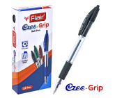 Автоматическая шариковая ручка EZEE-GRIP, из пластика с прорезиненным гриппом, 0,7мм, цвет чернил: черный