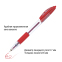 Автоматическая шариковая ручка EZEE-GRIP, из пластика с прорезиненным гриппом, 0,7мм, цвет чернил: красный