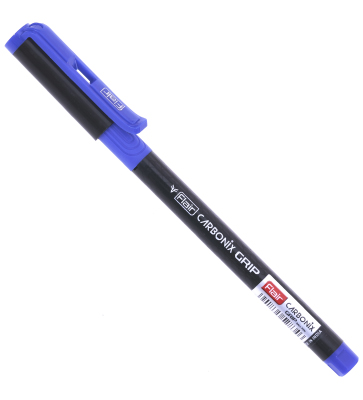 Ручка шариковая CARBONIX GRIP,  пластик, 0,7мм, цвет чернил: синий
