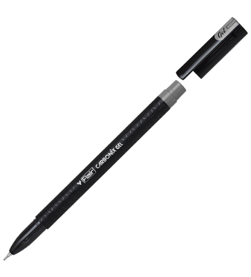 Ручка гелевая CARBONIX - II, карбоновый корпус, 0,5мм, цвет чернил: черный