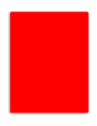 Картон цветной SIRIO, красный, 50х65 см 